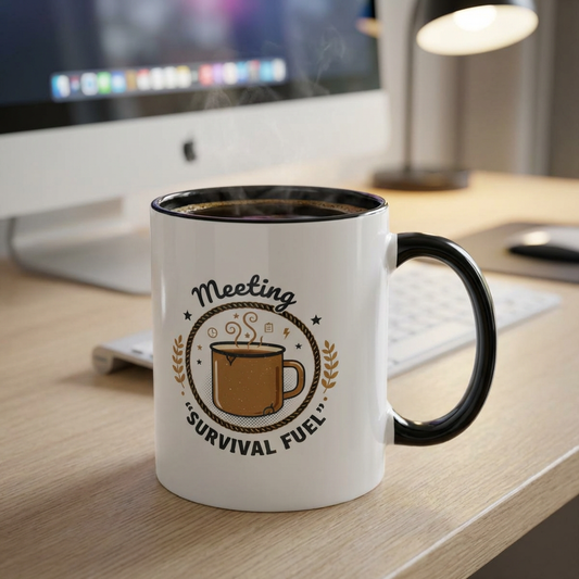 Meeting 'Survival Fuel' Coffee Mug | 11oz
