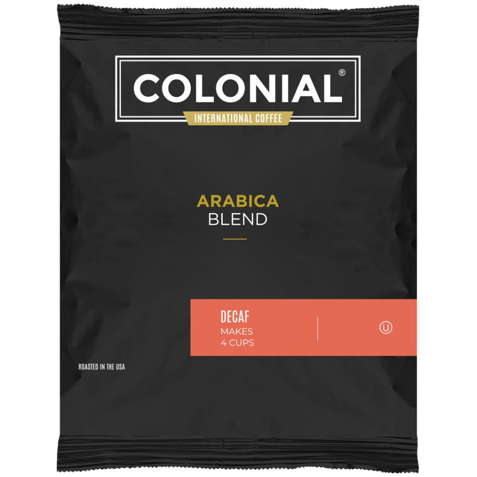 Colonial International Coffee In-room Arabica Decaf Coffee