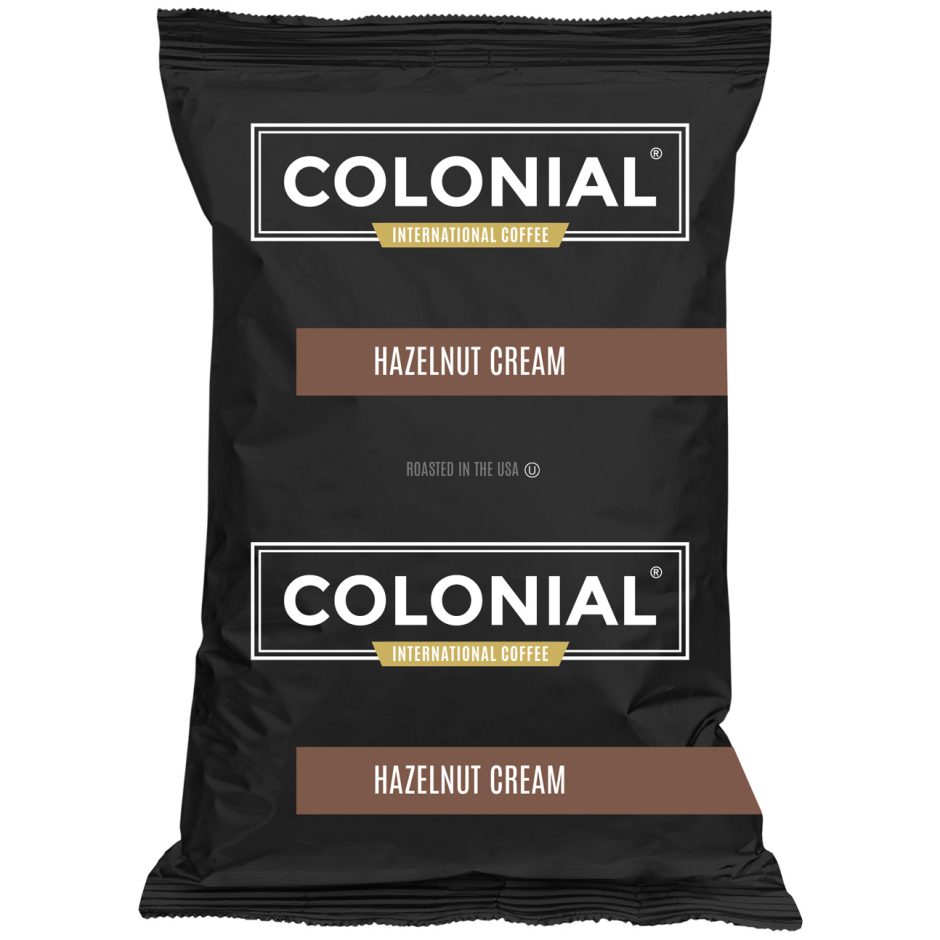 Colonial International Coffee Hazelnut Cream Flavored Coffee