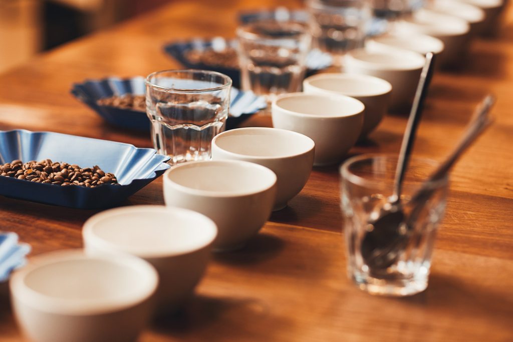 Coffee Cupping or Cup Tasting