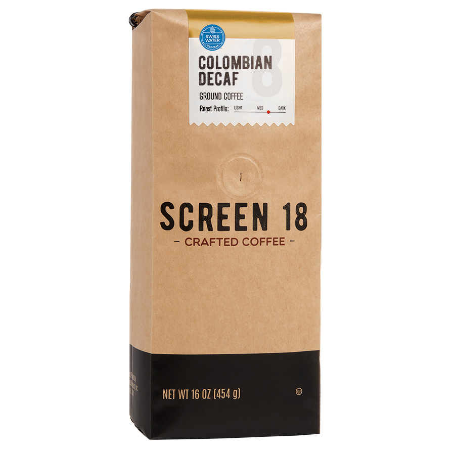 Screen 18 Columbian Decaf Ground Coffee